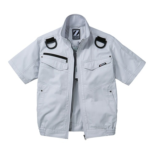 74130 空調服半袖ブルゾン 銀 LL
