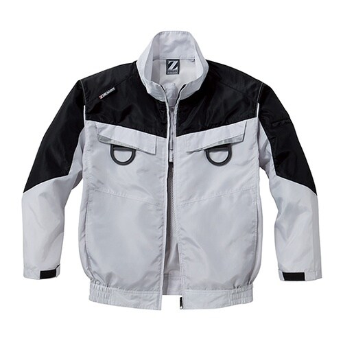 74140 空調服長袖ブルゾン 銀 M