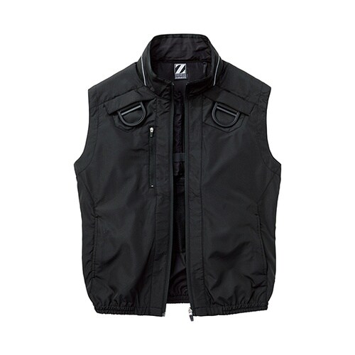 74150 空調服ベスト ブラック SS