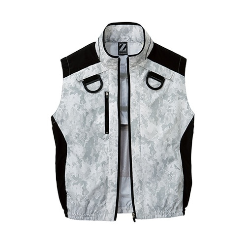 74150 空調服ベスト銀カモフラ SS