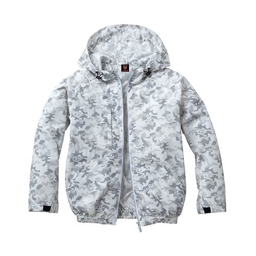 74170空調服長袖ブルゾン銀カモフラM