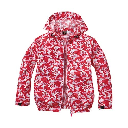 74170空調服長袖ブルゾン桃カモフラM