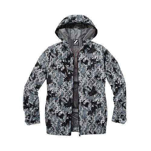 74210 長袖ブルゾン黒カモフラ EL