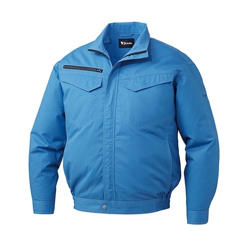 87080空調服長袖ブルゾンライト青4L