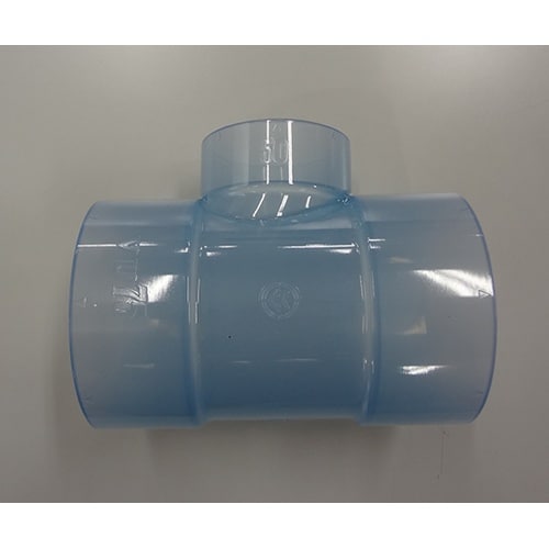 VUDT100X75 VU継手90Y透明