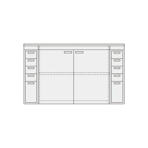 PN−F84W ピットイン キャビネット