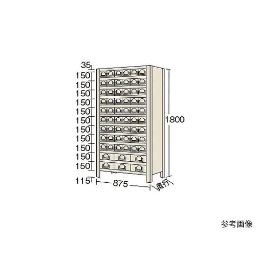 KW1112−60 物品棚 12段タイプ