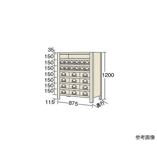 KW8118−24 物品棚 8段タイプ