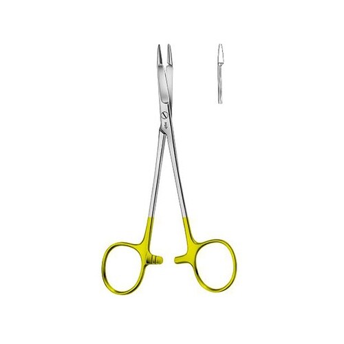 BM128R 超硬チップ付持針器剪刀