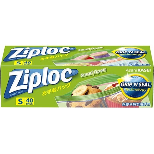 ジップロック お手軽バッグ S 40枚入