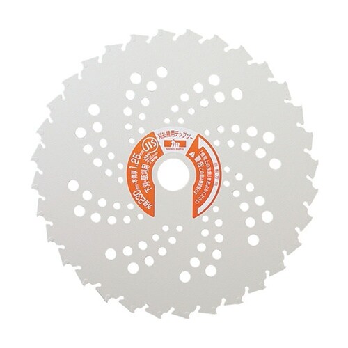 0112 草刈り機チップソー3Sホワイト