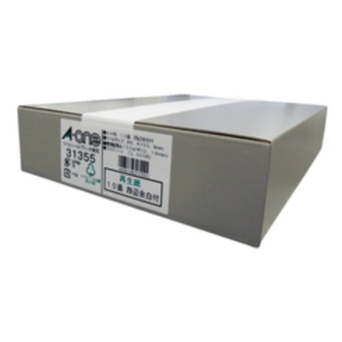 ラベルシール(プリンタ兼用) 再生紙・ホ