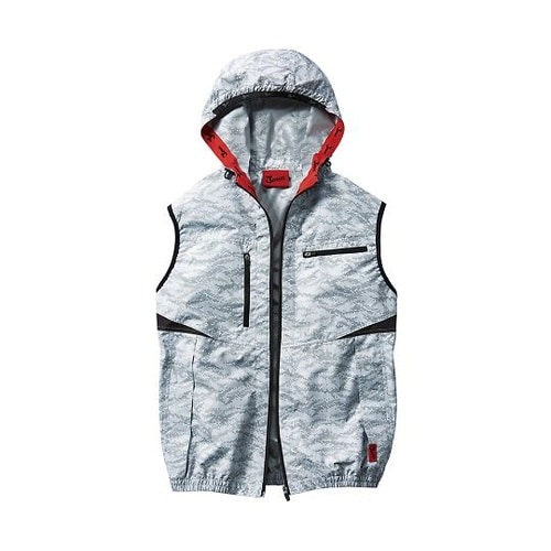 54120 空調服ベスト 銀カモフラ S