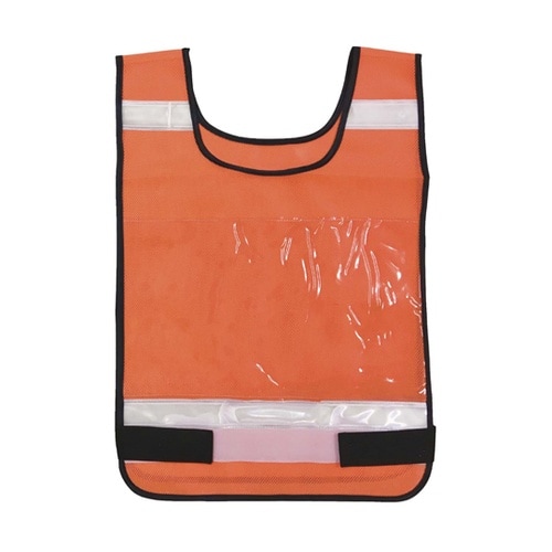 8168−orange ゼッケンベスト