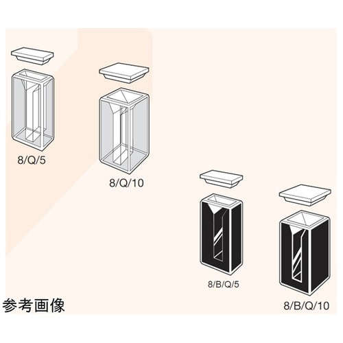 8/B/Q/5 小型セミマイクロ石英セル