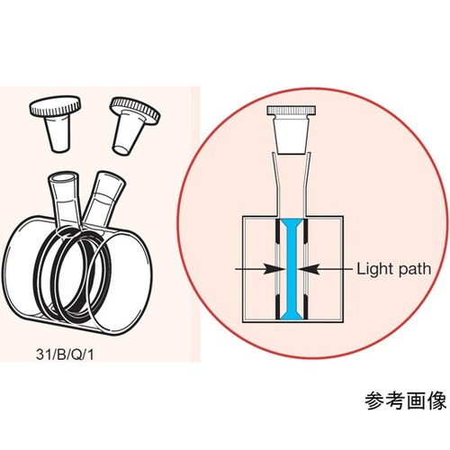 31/B/Q/2形短光路マイクロ石英セル