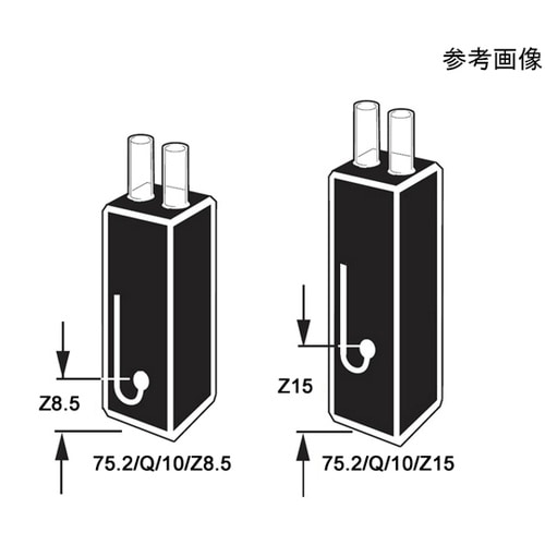 75.2/Q/40/Z15フロー石英セル