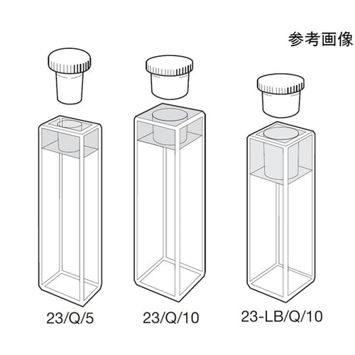 23/Q/100蛍光スタンダード石英セル