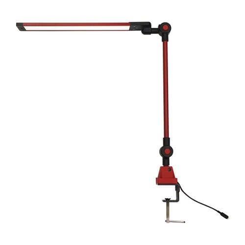 LEDデスクライト クランプタイプ 赤