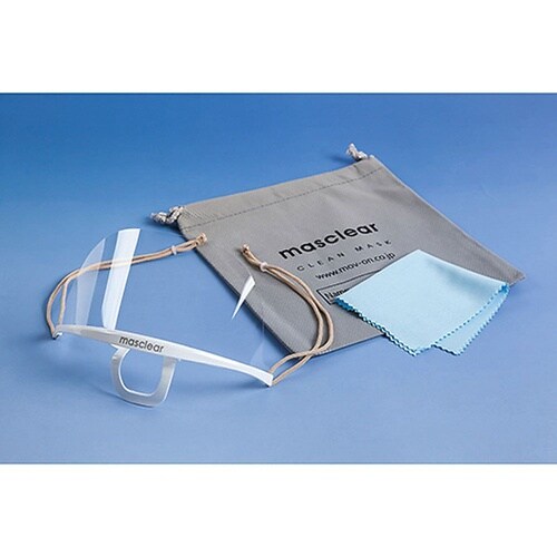 透明衛生マスク マスクリアエコノセット