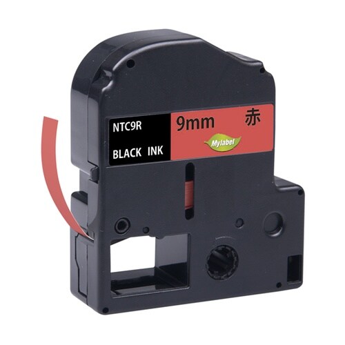 NTC9R(x1) 赤地ラベル 9mm