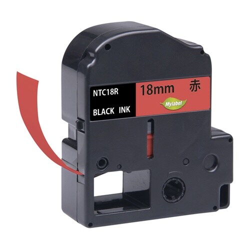 NTC18R(x1) 赤地ラベル18mm