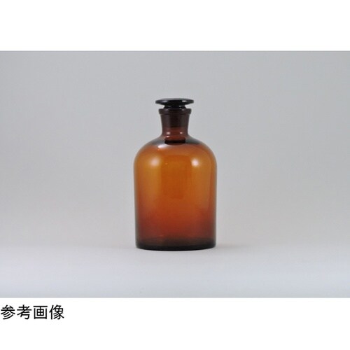 試薬瓶 1000mL 細口 茶 ztbb