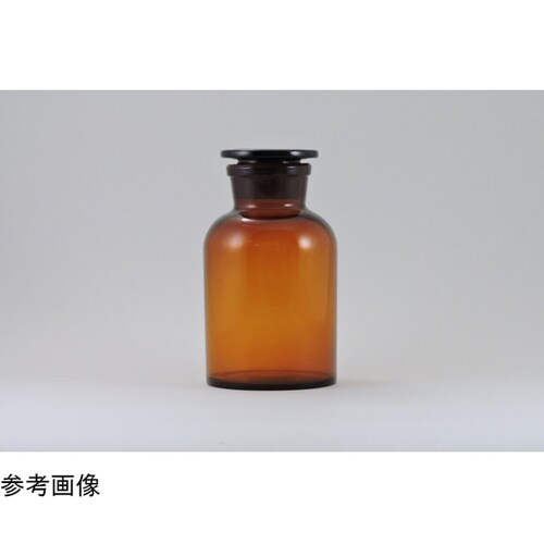 試薬瓶 60mL 広口 茶 ztbb60