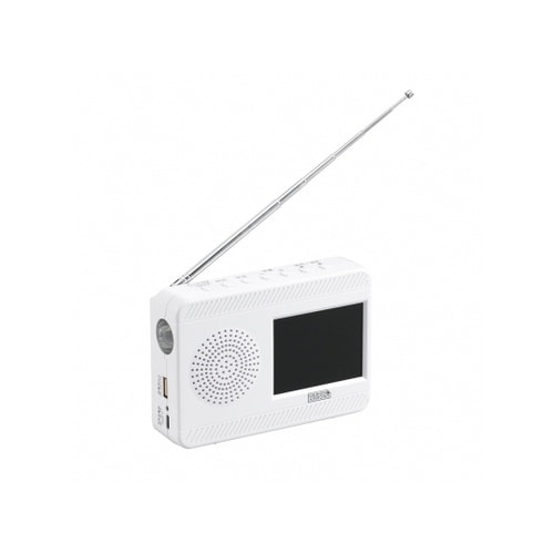 TV07WH 手回し充電ワンセグテレビ