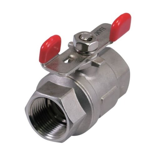 ステンレス製フルボアボールバルブ(つまみ