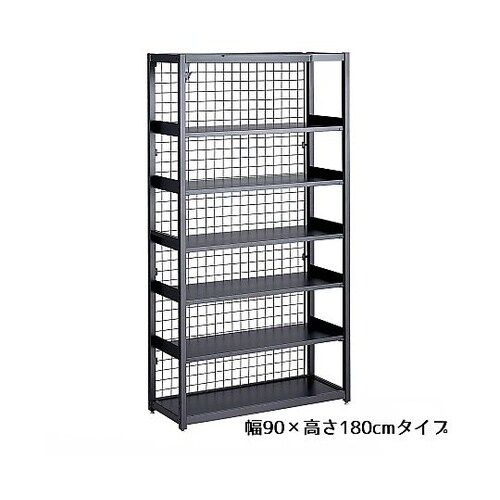 TR スチール棚5段付きセット W75c