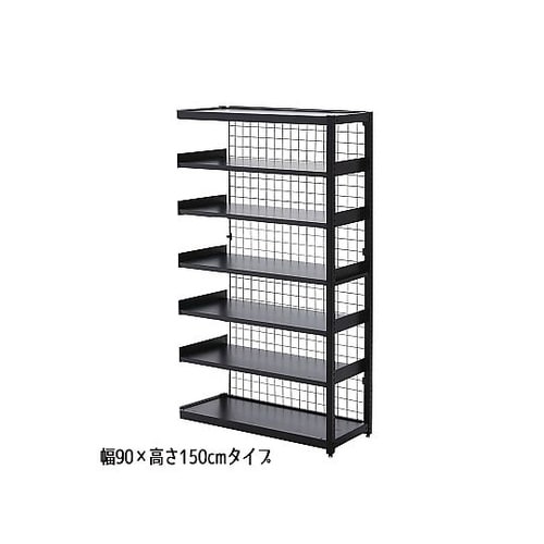 TR スチール棚5段付きセット W75c