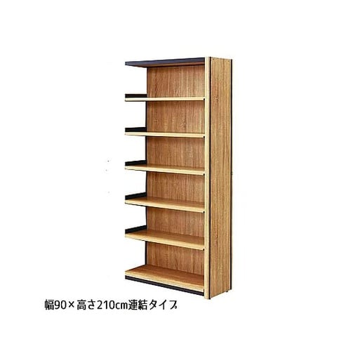 TW メラミン木棚5段付きセット W90