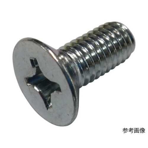 皿頭小ねじ 鉄 三価クロメート 4×10