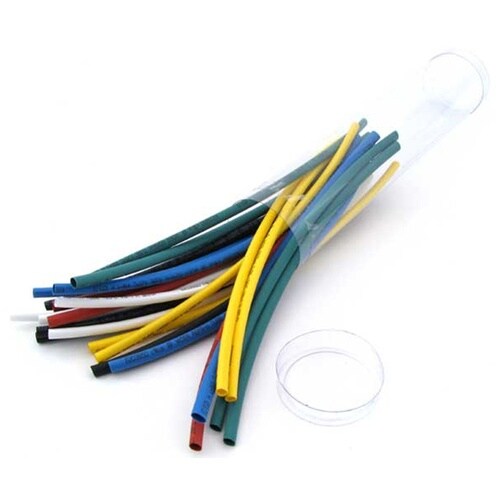 収縮チューブセット φ3mm×6色 24