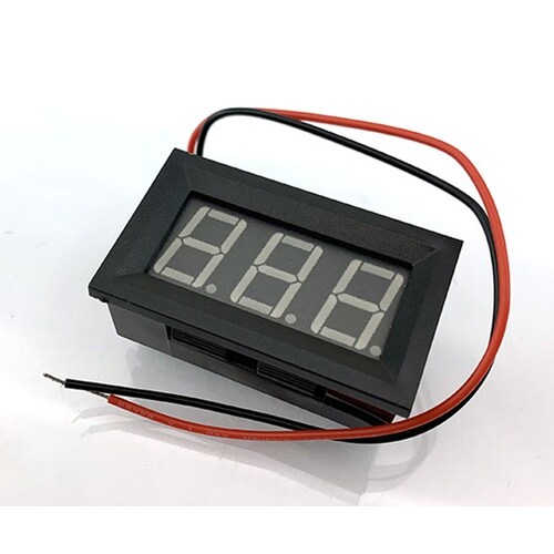 7セグLED 電圧計モジュール 青 BD