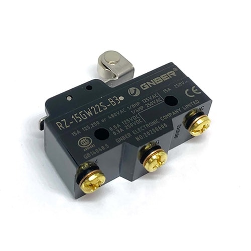 マイクロスイッチ ヒンジ短レバーローラ形