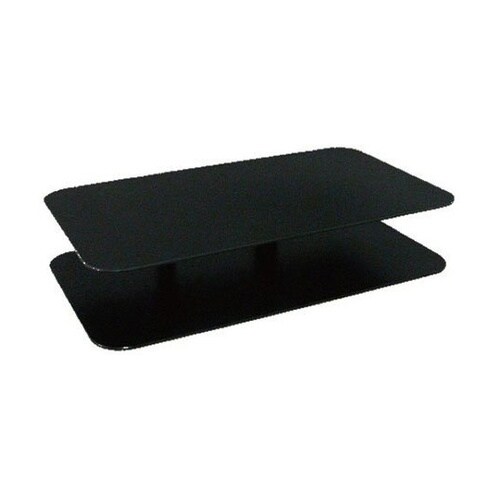 キーボード収納モニタースタンド ブラック