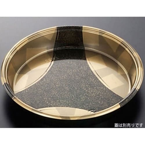 寿司容器 DX丸桶 30 金砂目−BK
