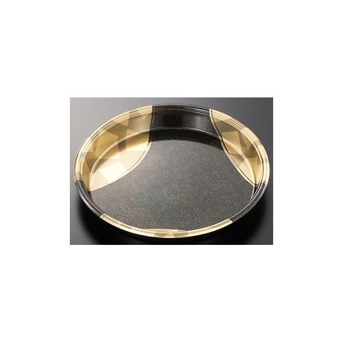 寿司容器 DX丸桶 50 金砂目−BK