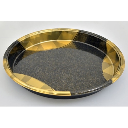 寿司容器 DX丸桶 60 金砂目−BK