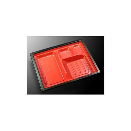 弁当容器 CT WF−22D−27 赤黒