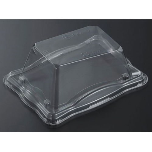 寿司容器 かわら 巻ハーフ 蓋 (CAP