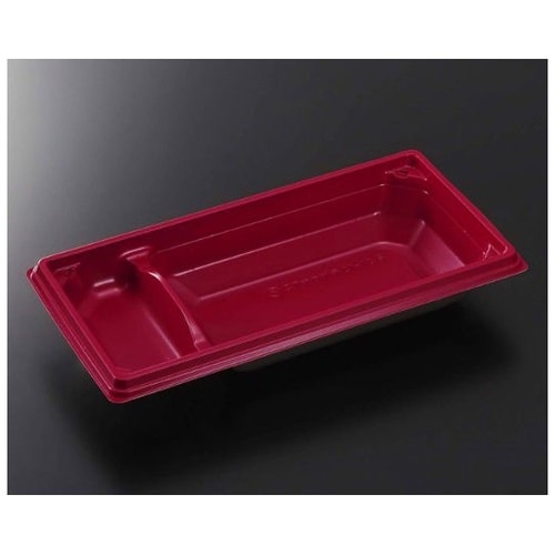 どんぶり容器 CT中皿 21−12S 赤