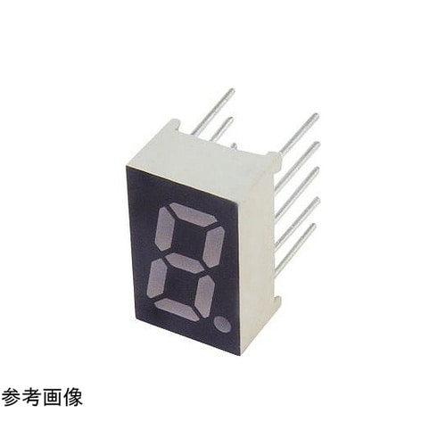 7セグメントLED(1桁・橙・カソード)