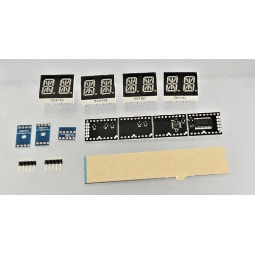 14seg8桁LEDボード(半完成品)