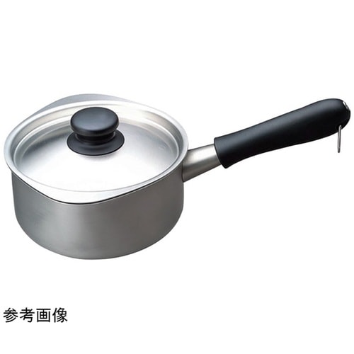 ミルクパン 16cm ミラー仕上げ 蓋付