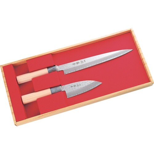 関藤平作 鎚起2本組セット(刺身・小出刃