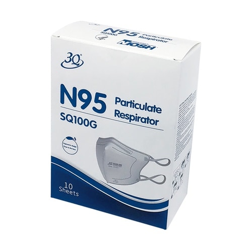 N95個包装マスク SQ100G 10枚