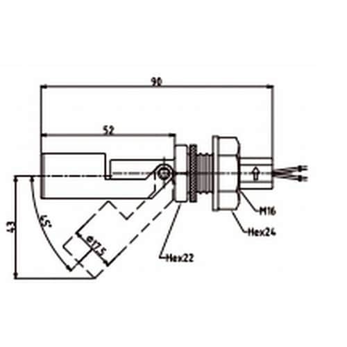 ミニフロート 水平取付タイプ 392kP